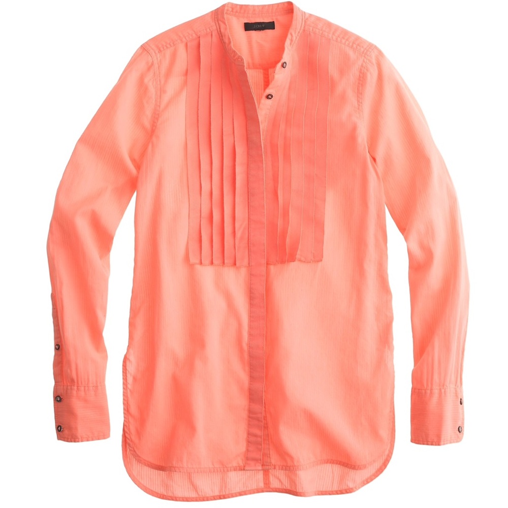 J. Crew Grosgrain Ribbon Top In Neon